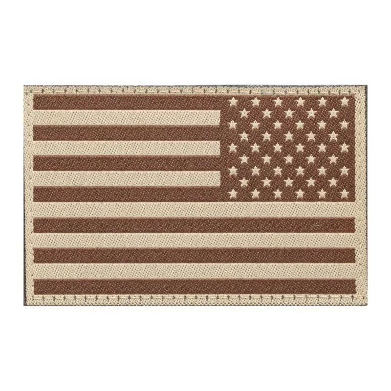 Parche Tela Clawgear Bandera Eeuu Invertida Tan