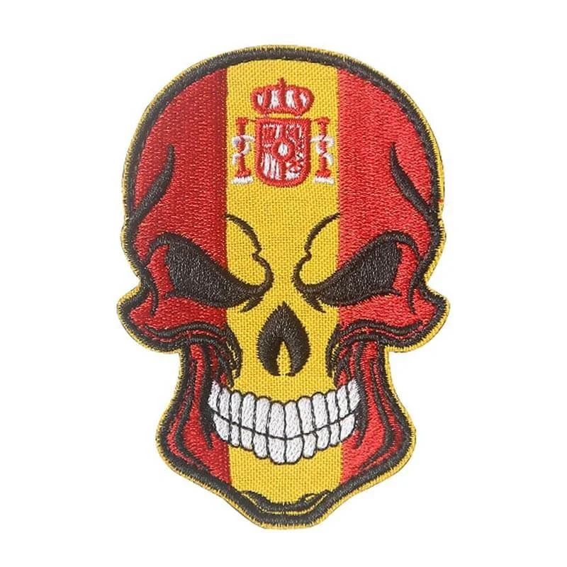 Parche Tela OEM Bandera España Calavera F96