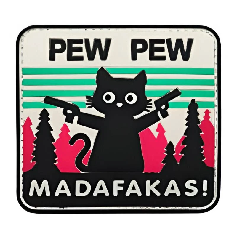 Parche Goma Relieve OEM Pew Pew Madafakas F7b