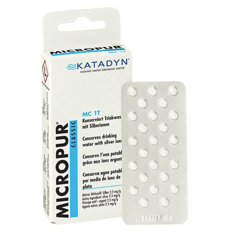 Pastillas Conservadoras (No Potabilizadoras) Micropur Classic Mc 1t 4x25