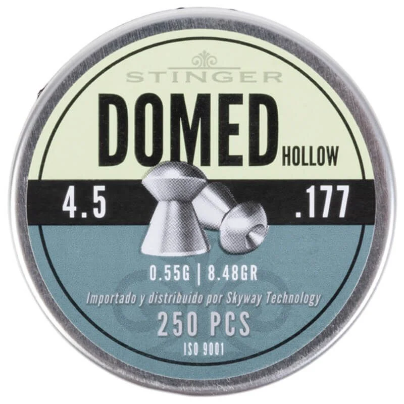 Perdigón Diábolo Punta Hueca 4.5mm 0.55g Stinger Domed Hollow 250u