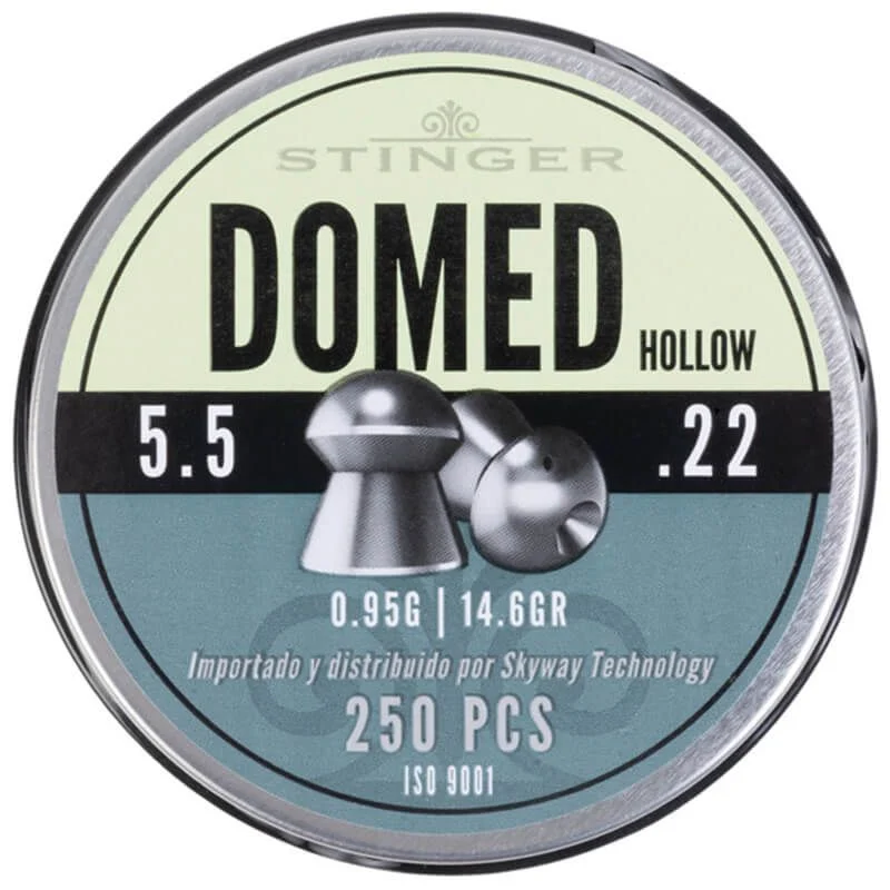 Perdigón Diábolo Punta Hueca 5.5mm 0.95g Stinger Domed Hollow 250u
