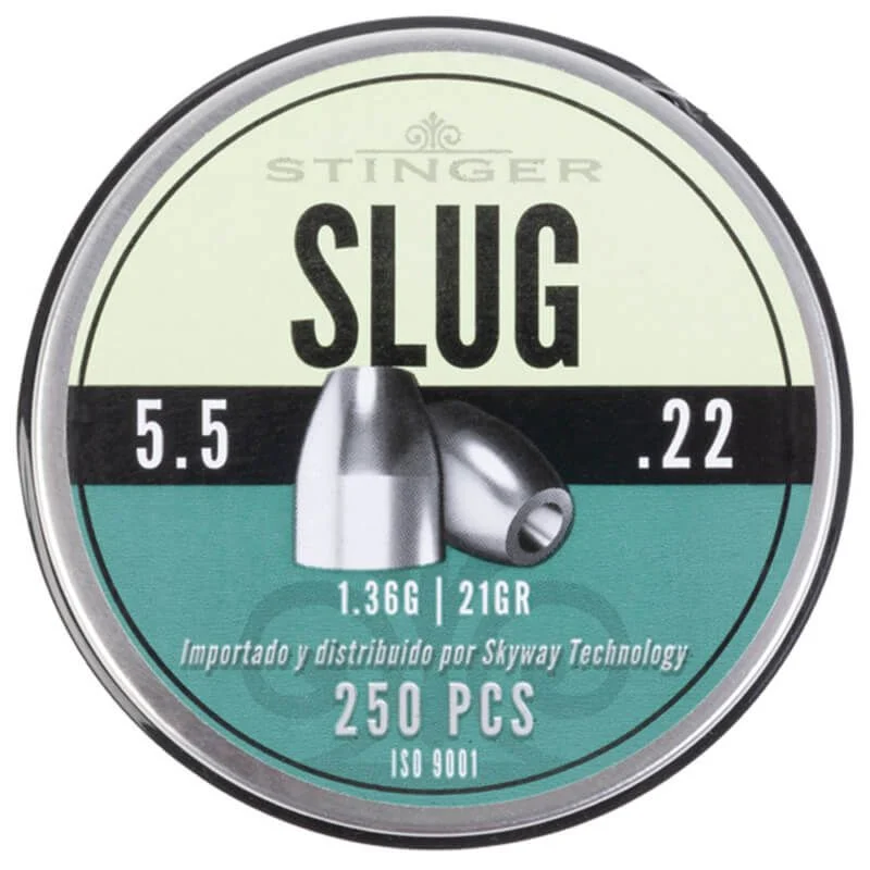 Perdigón Diábolo Punta Hueca 5.5mm 1.36g Stinger Slug 250u