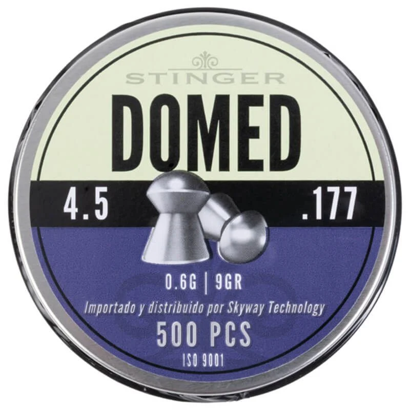 Perdigón Diábolo Punta Redondeada 4.5mm 0.60g Stinger Domed 500u