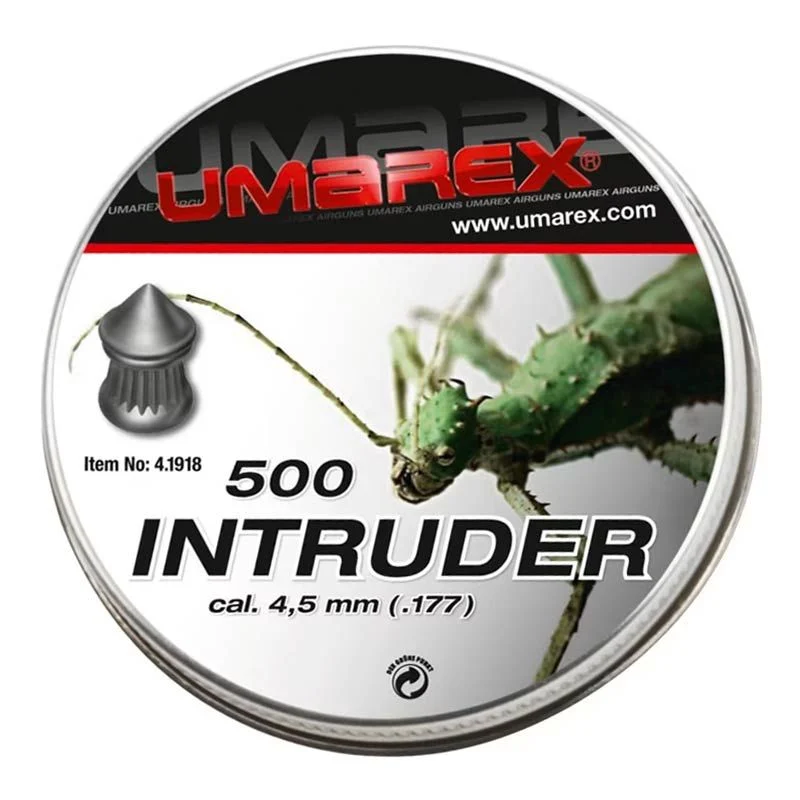 Perdigón Diábolo Punta Afilada 4.5mm 0.53g Umarex Intruder 500u