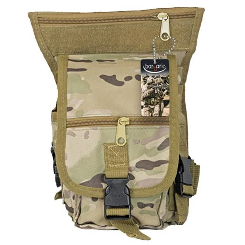 Riñonera Pernera Barbaric Nylon 600d 34898-Cp Estilo Multicam