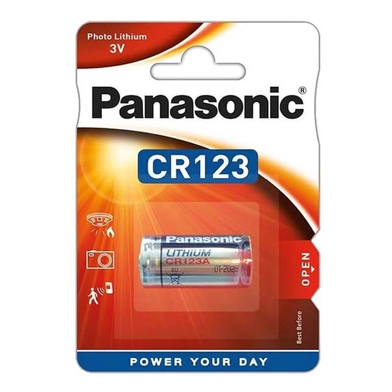 Pila Litio CR123A Panasonic