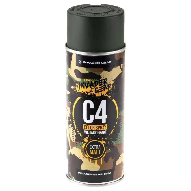 Pintura Spray Invader Gear C4 Mil Grade Color Ral6007
