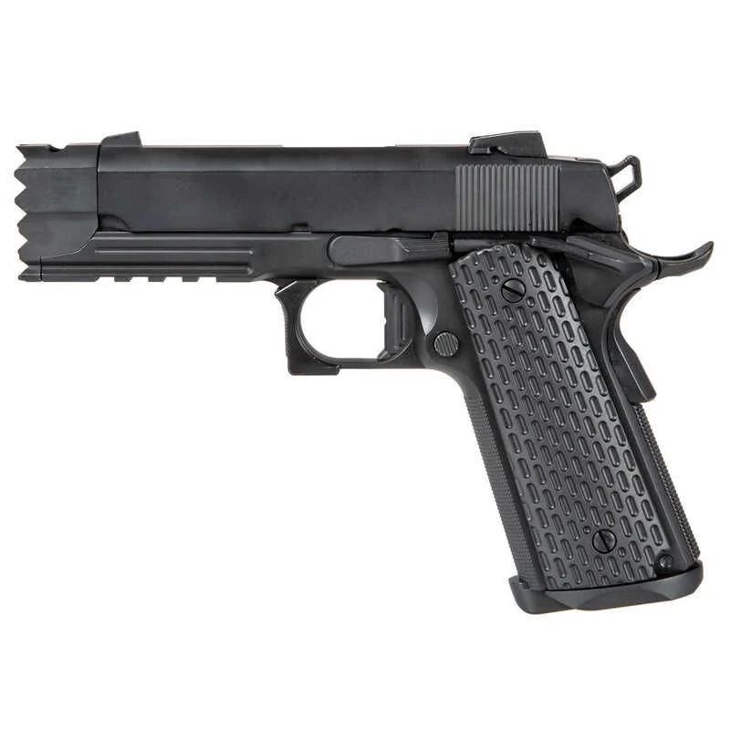 Réplica GBB Pistola 1911 Golden Eagle Strike Warrior Negra