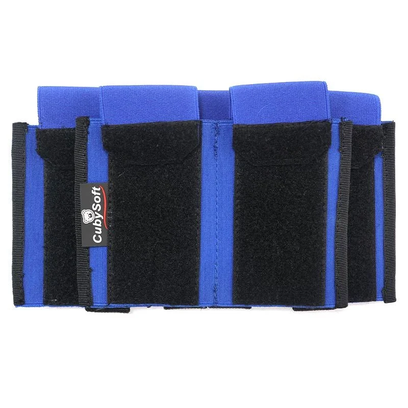 Pouch Portacargador Quintuple M4 Cubysoft Thunder Mag Pouch Ar Mag X3+2 Azul