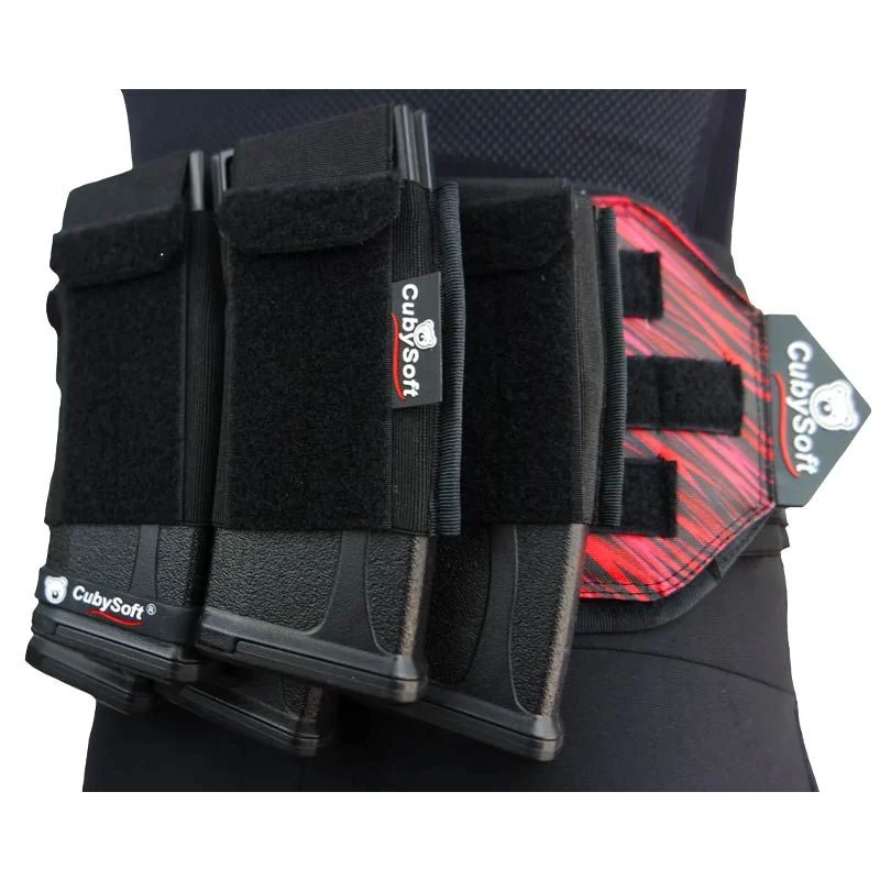 Pouch Portacargador Quintuple M4 Cubysoft Thunder Mag Pouch Ar Mag X3+2 Negro