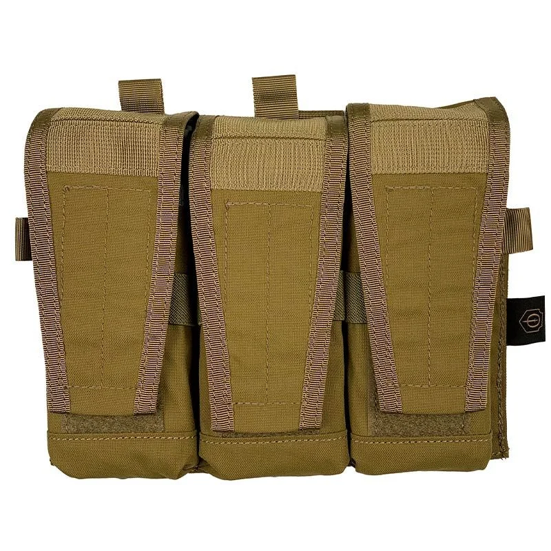 Pouch Portacargador Triple M4 Conquer CVS Triple Rifle Mag Pouch Coyote Brown