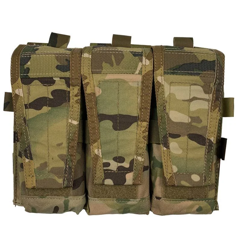 Pouch Portacargador Triple M4 Conquer CVS Triple Rifle Mag Pouch Estilo Multicam