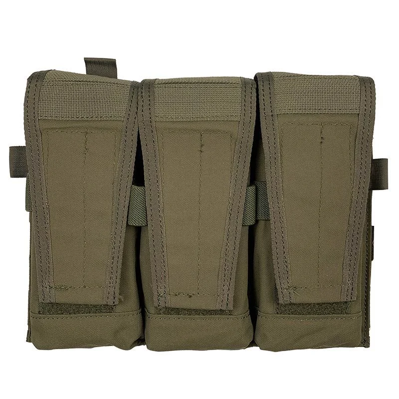 Pouch Portacargador Triple M4 Conquer CVS Triple Rifle Mag Pouch Ranger Green