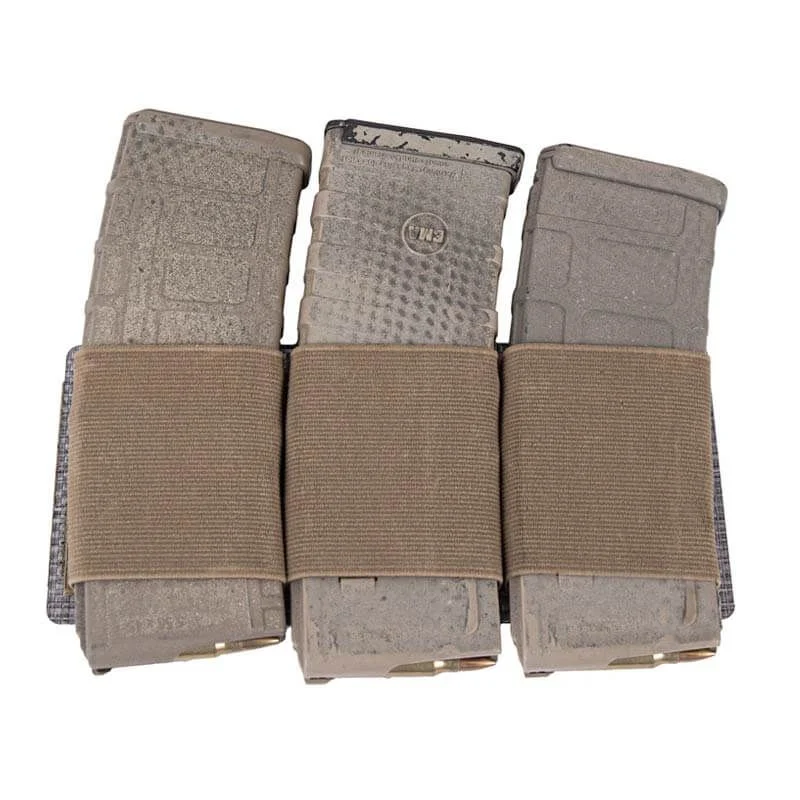Pouch Portacargador Triple M4 5.56 Warrior Assault Tegris Insert Elastic Coyote Tan
