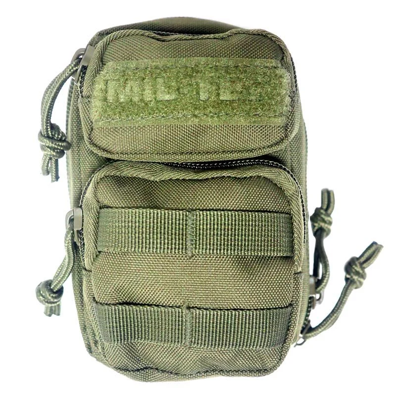 Pouch Multiusos Mil-Tec Mini C/Molle Delantero Verde OD