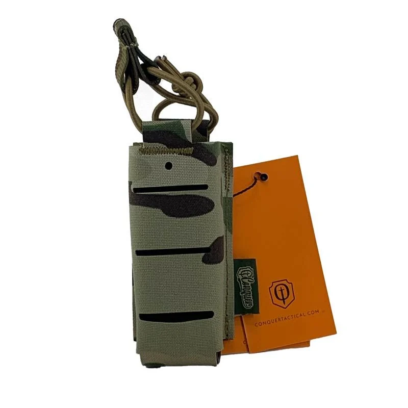Pouch Portacargador Pistola Conquer Lp Láser Cut Estilo Multicam