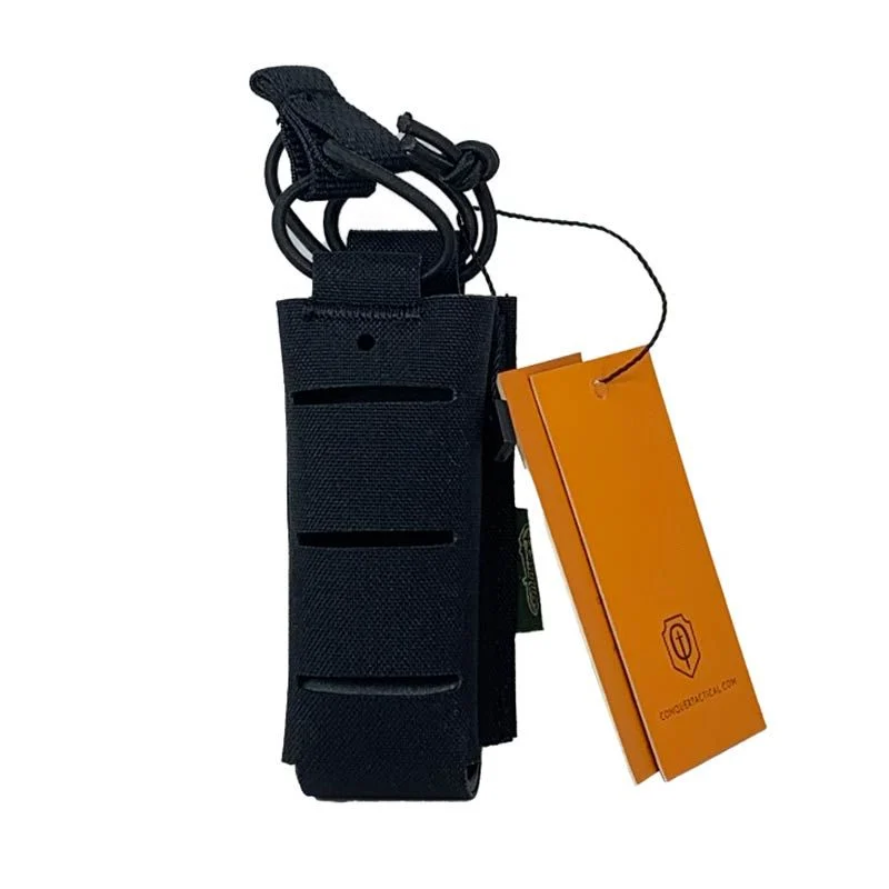 Pouch Portacargador Pistola Conquer Lp Láser Cut Negro