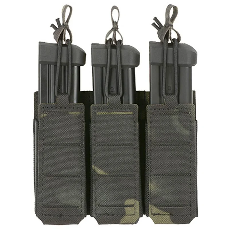 Pouch Portacargador Triple Pistola OEM Láser Cut Estilo Multicam Black