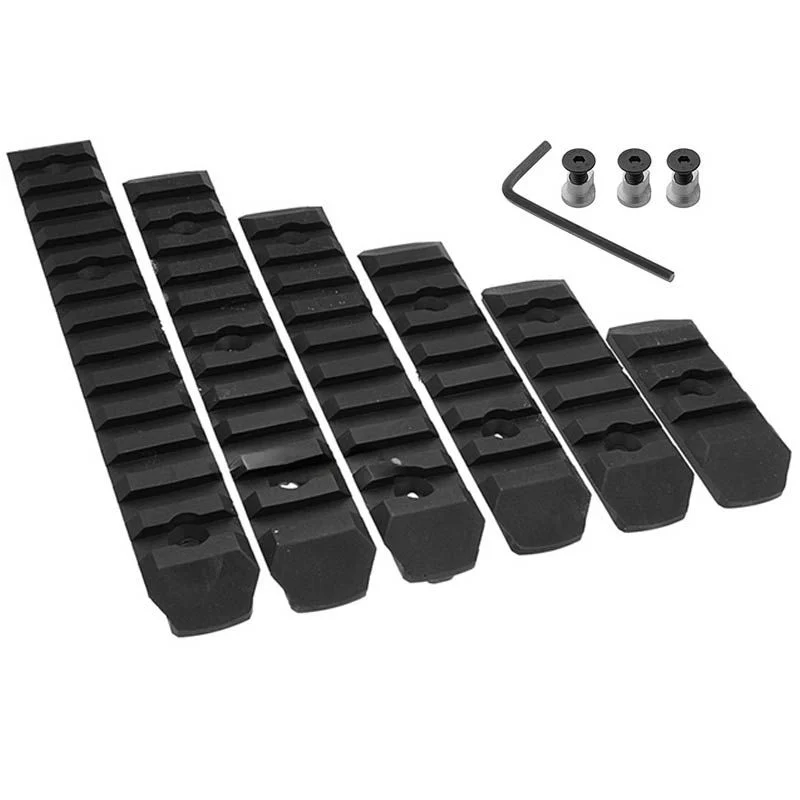 Externo Rail Keymod Bo Manufacture Negro Pack 6u