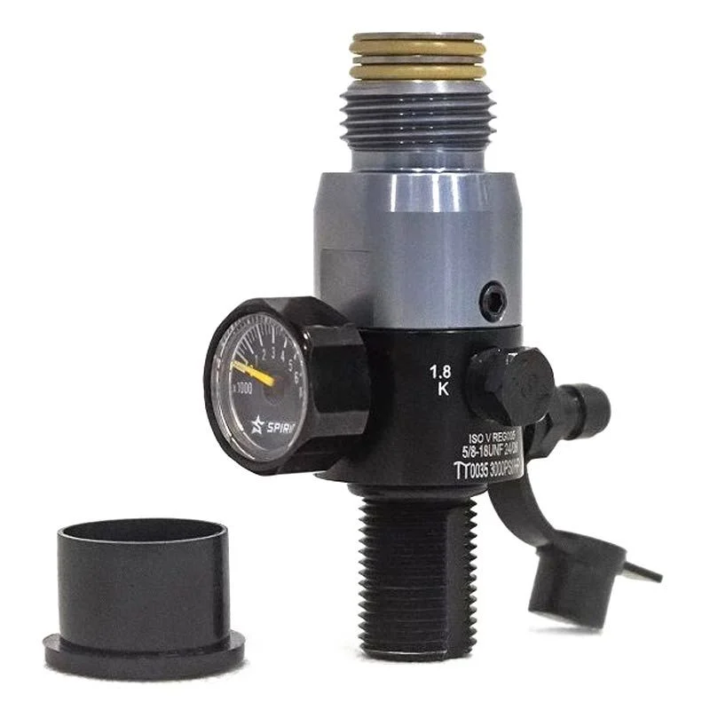 HPA Regulador Botella Spirit Field 3000 Hp Titan Series Negro/Gris