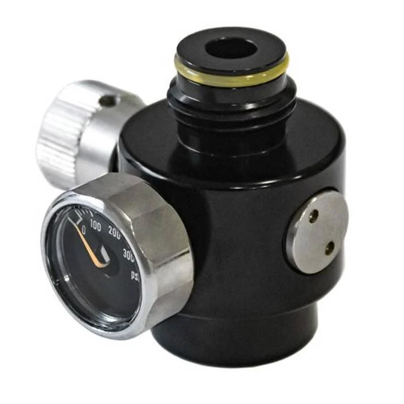 HPA Regulador Spirit Field Low Pressure Regulator 0-150 Psi Negro