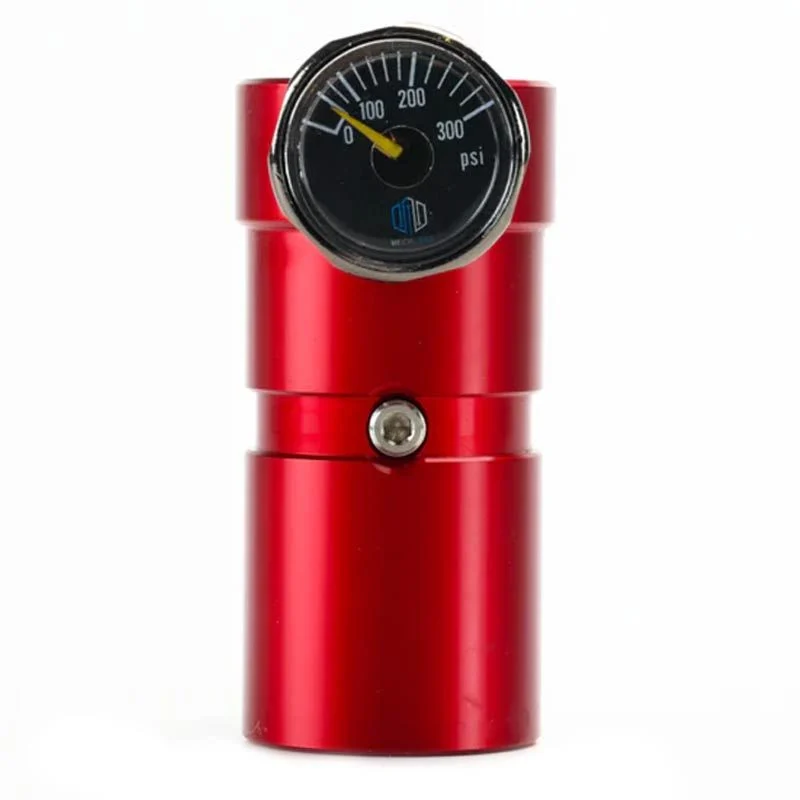 HPA Regulador Mechlabs Flo J 40-200 Psi Rojo