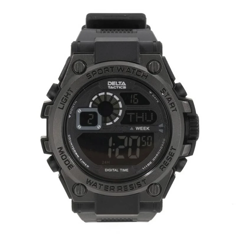 Reloj Deportivo Delta Tactics Sport Shock Digital Negro