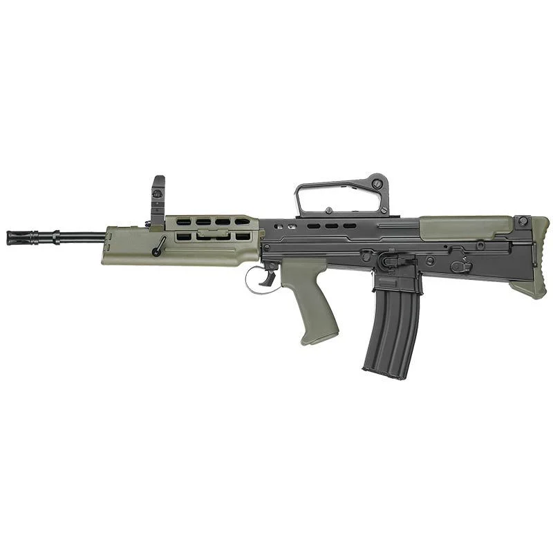 Réplica AEG L85 ICS L85 A2 Assault Rifle Negra/Ranger Green