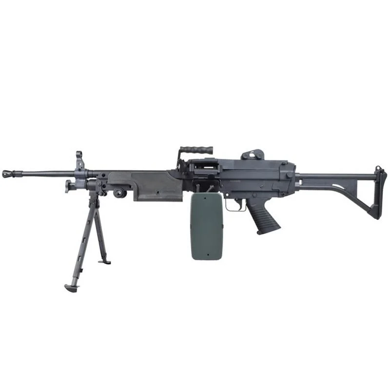 Réplica AEG LMG A&K M249 MK1 Polimero Negra