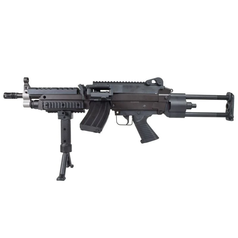 Réplica AEG LMG A&K M249-K Polimero Negra