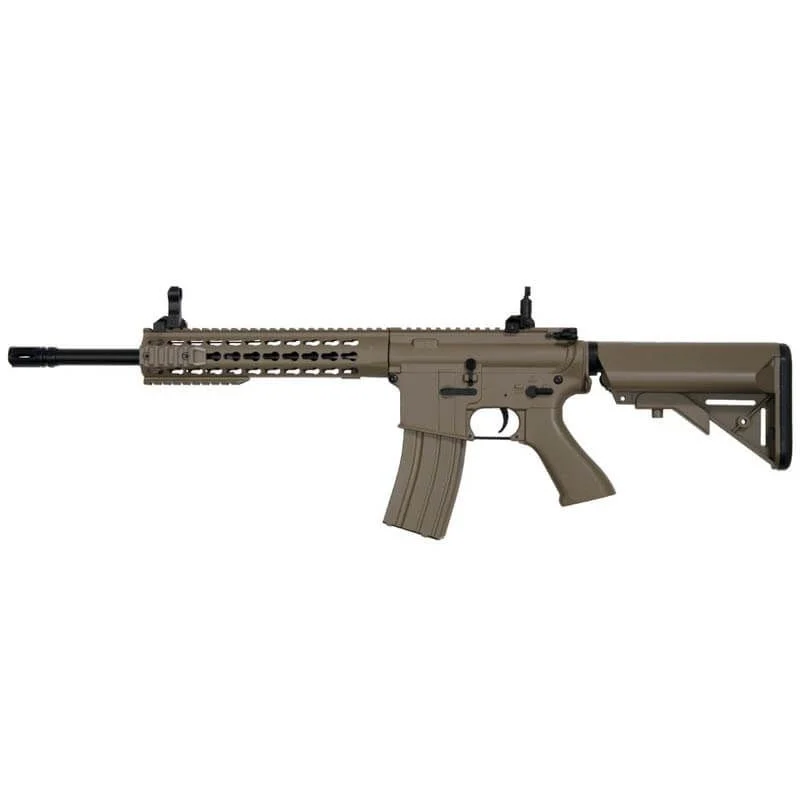Réplica AEG M4 Cyma Cm515 Keymod Rail Tan