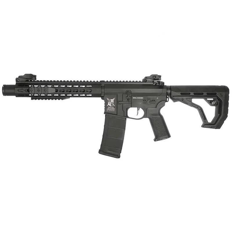 Réplica AEG M4 Delta Armory Alpha DA-A06-EGL Keymod 10″ Eagle Full Metal Negra