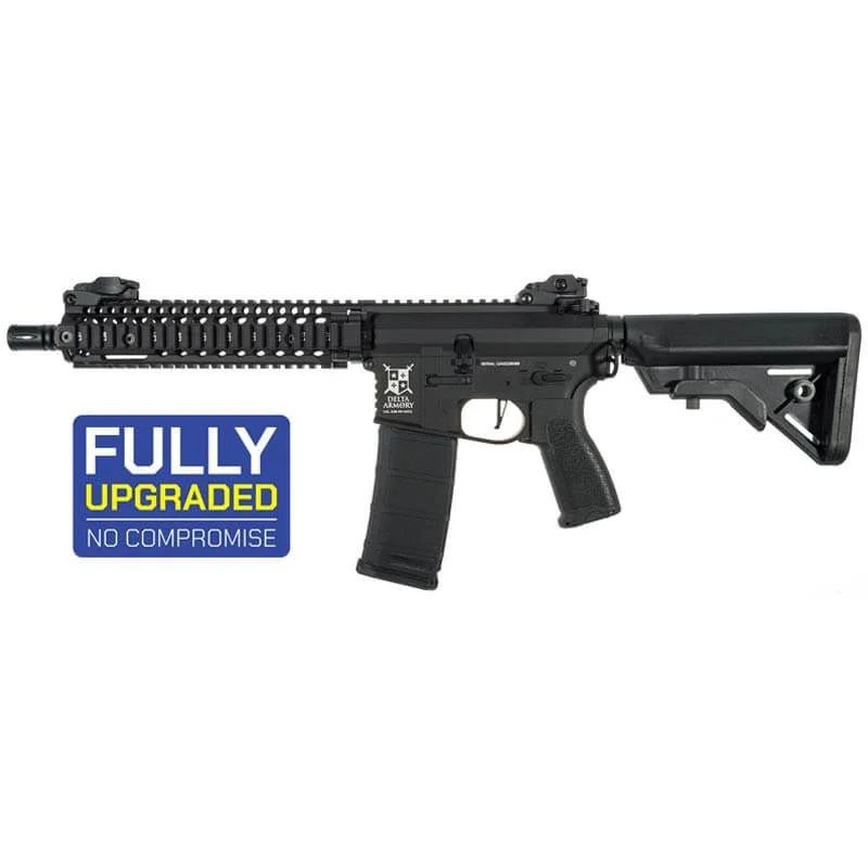 Réplica AEG M4 Delta Armory MK18 Alpha DA-A07-ETU RIS Full Metal Negra