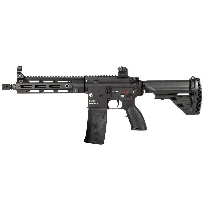 Réplica AEG M4 Evolution E-416 CQB Rahg Full Metal ETS III Negra