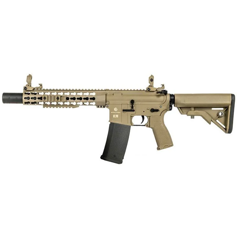 Réplica AEG M4 Evolution Recon Superlite 10″ Silent Ops Carbontech Tan