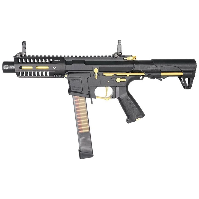 Réplica AEG M4 G&G ARP 9 Stealth Gold Negra/Dorada