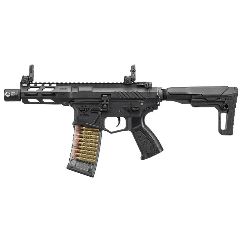 Réplica AEG M4 G&G CM16 Batto CQB Negra