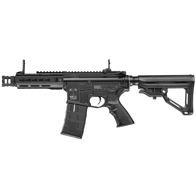 Réplica AEG M4 ICS EBB CXP-UK1 Captain MTR Stock Negra