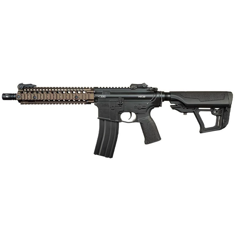 Réplica AEG M4 ICS EBB Daniel Defense MK18 S3 ETU Negra/Tan