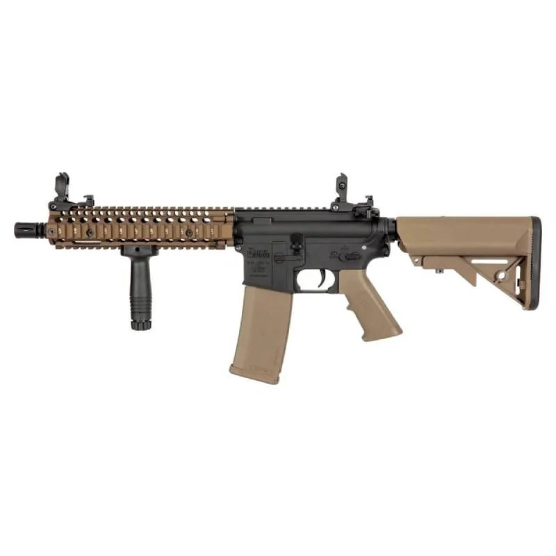 Réplica AEG M4 Specna Arms Mk18 Daniel Defense SA-E19 Edge Hal2 ETU Chaos Bronze