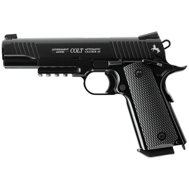 Réplica CO2 4.5mm Pistola Umarex Colt M45 Cqbp Blowback Negra
