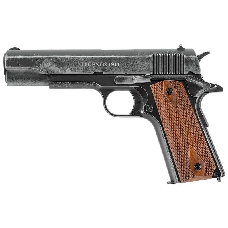 Réplica CO2 4.5mm Pistola Umarex Legends 1911 Vintage Negra