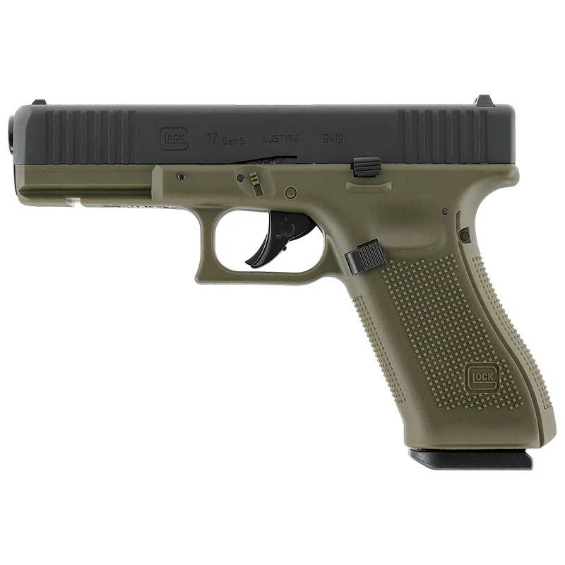 Réplica CO2 Pistola Glock 17 Umarex GEN 5 Battlefield Green