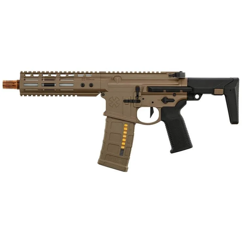 Réplica GBB M4 Double Eagle Noveske MWS Ghetto Blaster 7″ Tan