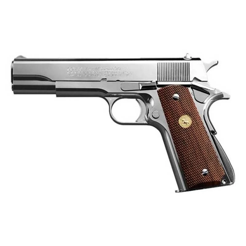 Réplica GBB Pistola 1911 Tokyo Marui Mark IV Series 70 Nickel Plata