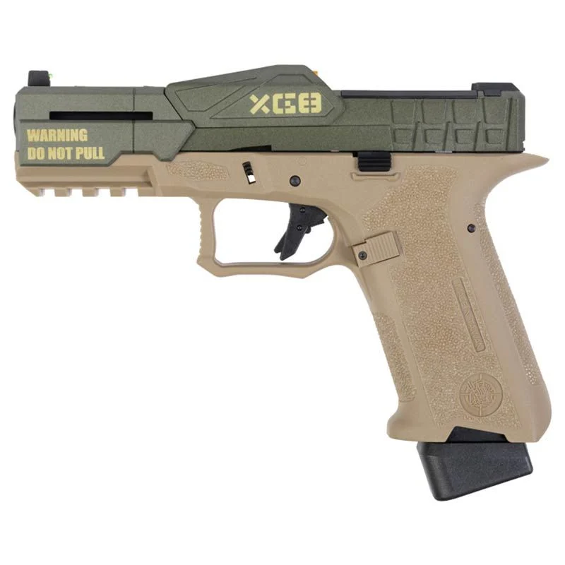 Réplica GBB Pistola G17 Poseidon Mix Series P1-Odt Tan/Verde OD