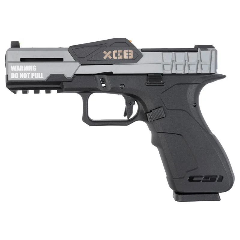 Réplica GBB Pistola G17 Poseidon Xg8-Mg Negra/Gris