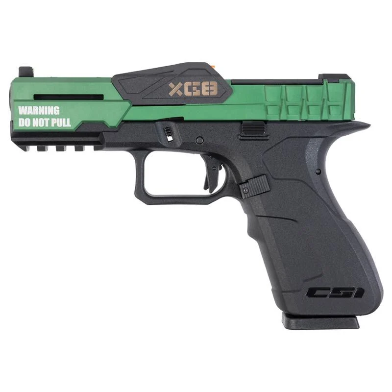 Réplica GBB Pistola G17 Poseidon Xg8-MOD Negra/Verde OD