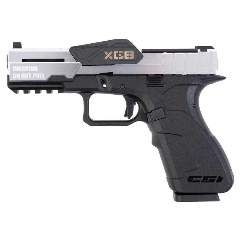 Réplica GBB Pistola G17 Poseidon Xg8-Ms Negra/Plata